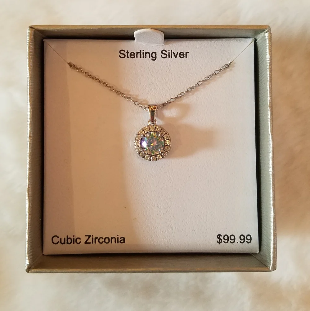 🎁 925 Sterling Silver Pendant & Necklace - Picture 4 of 7